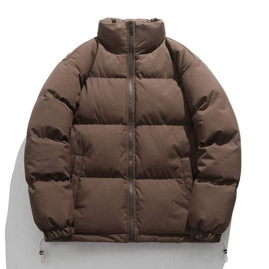 Unisex Wattierte Stepp-Übergangsjacke mit hohem Kragen und verstellbarem Saum Nord Taschen