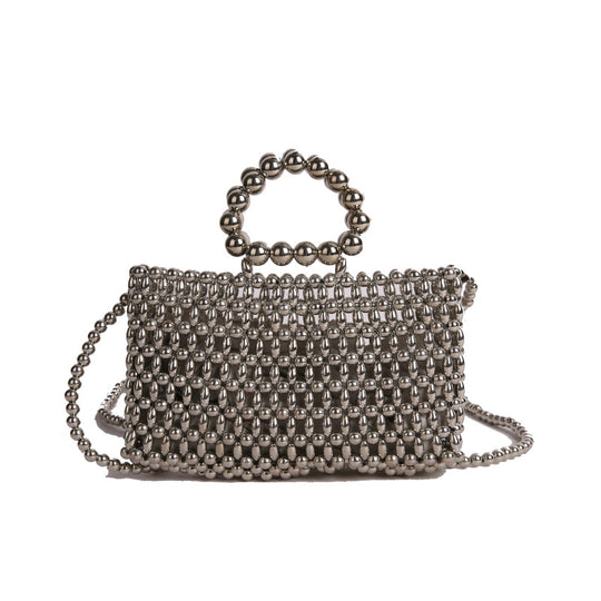 Damen Perlenhandtasche mit elegantem Design und abnehmbarem Schulterriemen Nord Taschen