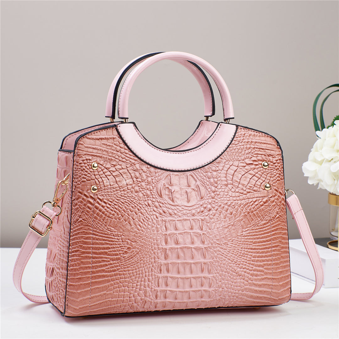 Damen elegante Handtasche mit stilvollem Griffdesign Nord Taschen