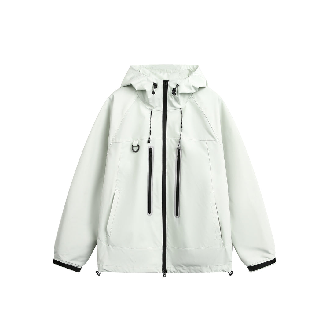 Damen Wasserdichte Parka-Jacke mit Kapuze und versiegelten Reißverschlüssen Nord Taschen