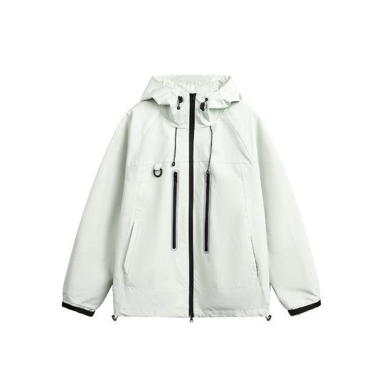 Damen Wasserdichte Parka-Jacke mit Kapuze und versiegelten Reißverschlüssen Nord Taschen