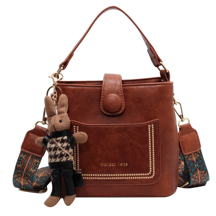 Damen Handtasche im modernen Minimalismus-Stil mit praktischer Außentasche | Nord Taschen