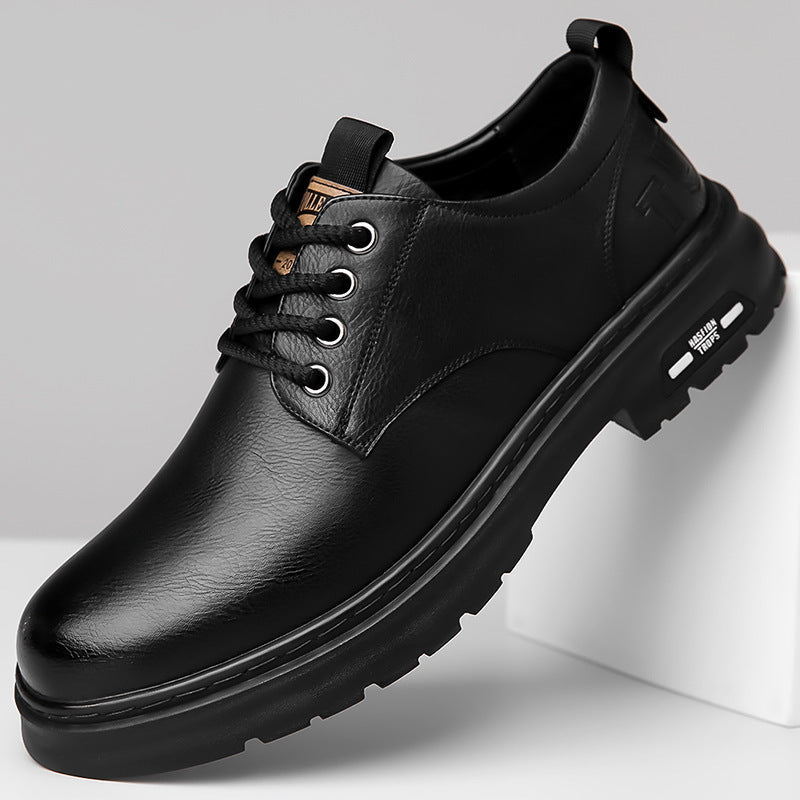 Elegante Herren-Schnürschuhe mit rutschfester Außensohle und atmungsaktivem Innenfutter