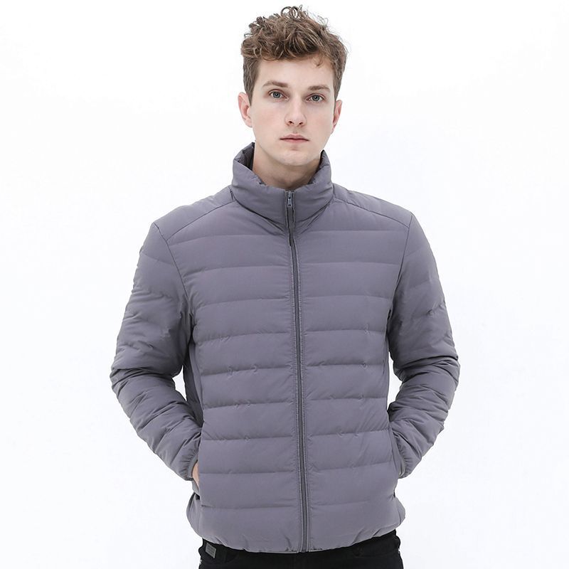 Herren leichte gesteppte Thermo-Steppjacke mit Stehkragen Nord Taschen