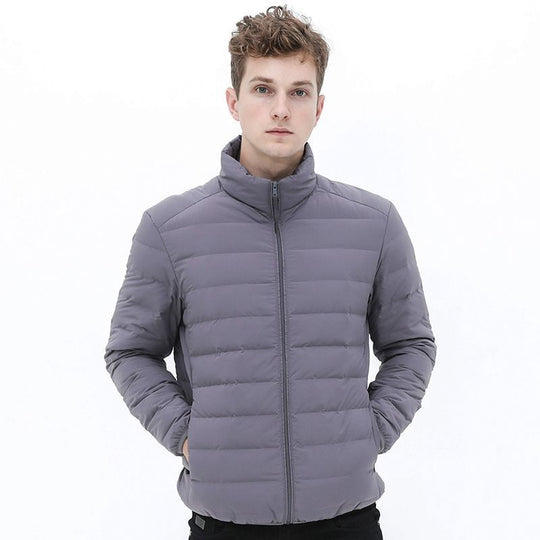 Herren leichte gesteppte Thermo-Steppjacke mit Stehkragen Nord Taschen