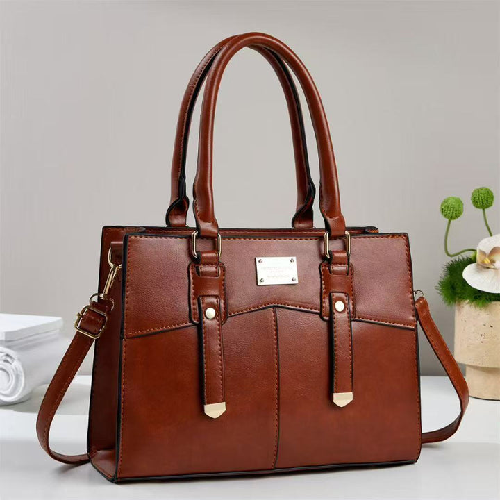 Damen Designer-Handtasche mit eleganter Struktur und abnehmbarem Schultergurt Nord Taschen