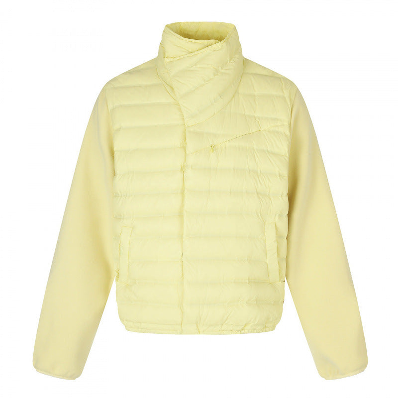 Damen Leichte Hybrid‑Steppjacke mit gesteppter Front und Fleeceärmeln Nord Taschen