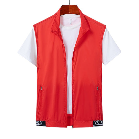 Herren Multifunktionale Windjacke mit Kapuze Nord Taschen
