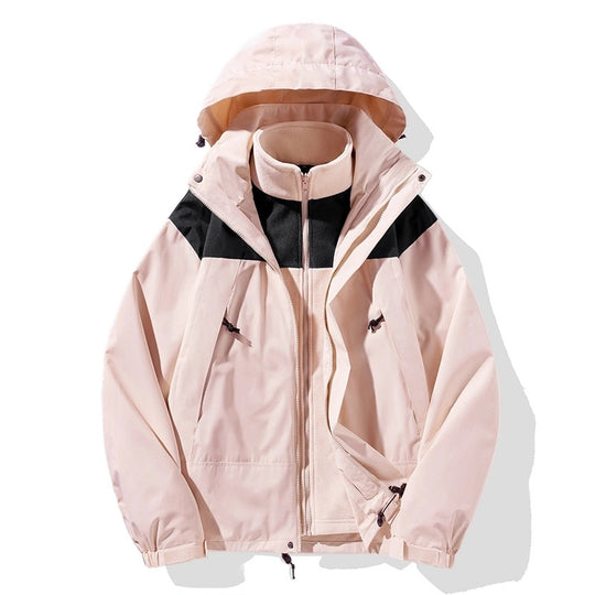 Herren Zweiteiliges Softshell-Set mit abnehmbarem Fleece‑Innenlayer und verstellbarer Kapuze Nord Taschen
