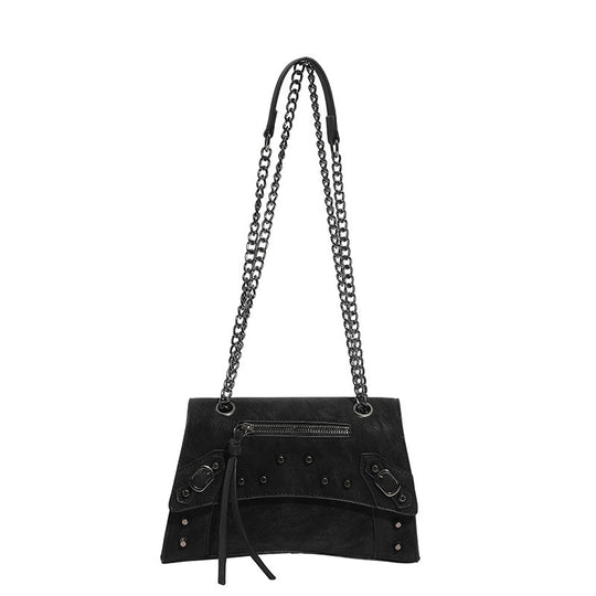 Damen Umhängetasche mit modischen Kettenakzenten und ausgefallenem Design Nord Taschen