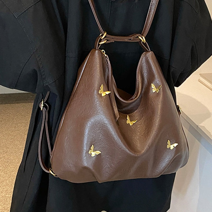 Damen Beuteltasche mit exquisiten Schmetterlings-Applikationen Nord Taschen