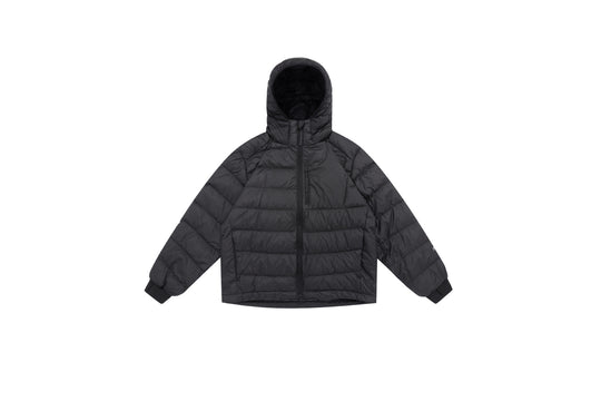 Herren Leicht wattierte Kapuzenjacke im Boxy‑Schnitt mit technischen Einsätzen Nord Taschen