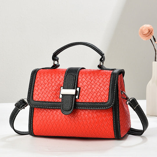 Damen stilvolle Handtasche mit geflochtenem Design und abnehmbarem Schulterriemen Nord Taschen