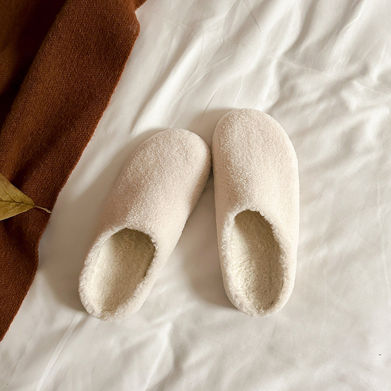 Damen Gefütterte Hausschuhe‑Slipper aus Teddyfleece mit gepolstertem Komfortfußbett Nord Taschen