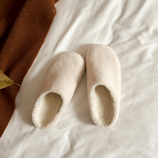 Damen Gefütterte Hausschuhe‑Slipper aus Teddyfleece mit gepolstertem Komfortfußbett Nord Taschen