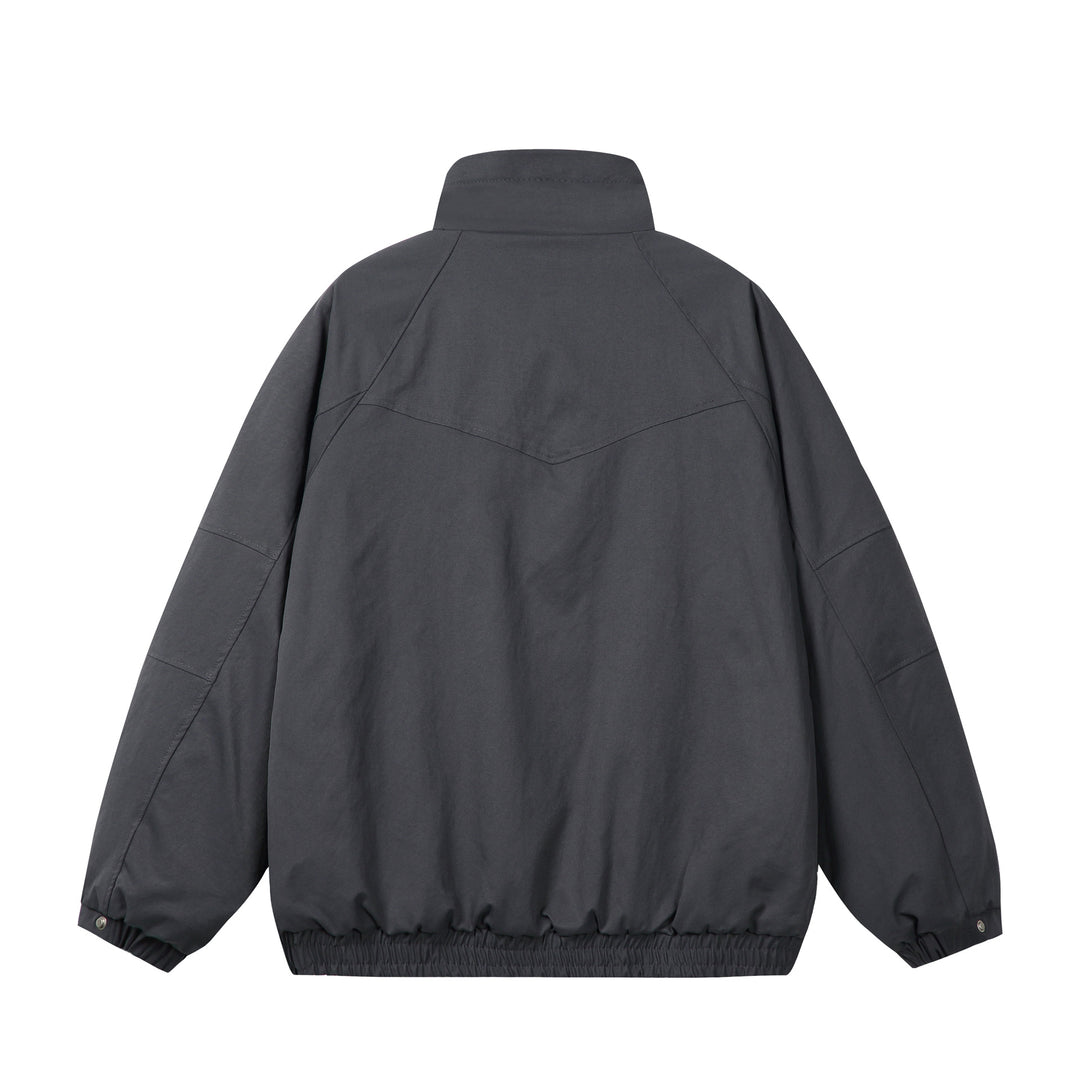 Unisex Kurz geschnittene Boxy-Pufferjacke mit hochschließendem Kragen und Teddy-Innenfutter Nord Taschen