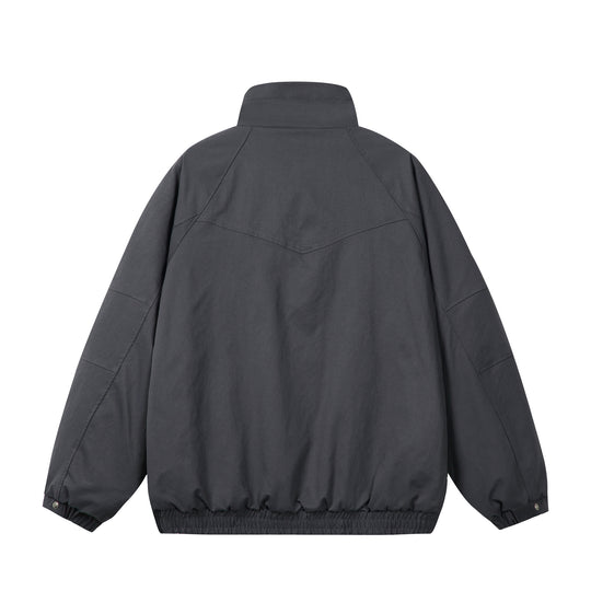Unisex Kurz geschnittene Boxy-Pufferjacke mit hochschließendem Kragen und Teddy-Innenfutter Nord Taschen