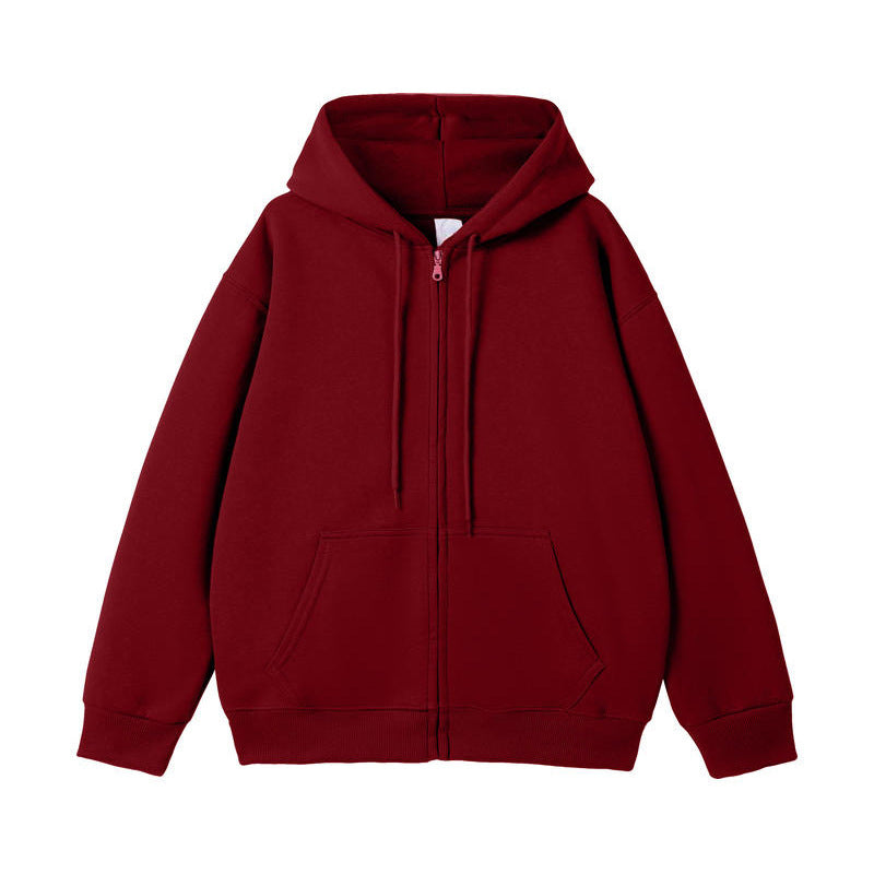 Unisex Oversize-Kapuzenjacke mit durchgehendem Reißverschluss und Kängurutasche Nord Taschen