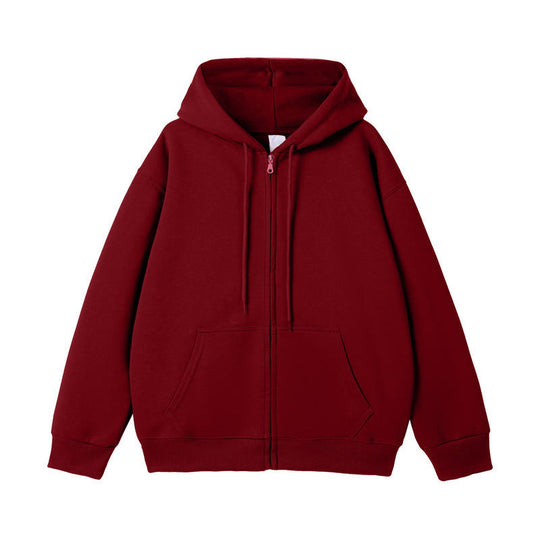 Unisex Oversize-Kapuzenjacke mit durchgehendem Reißverschluss und Kängurutasche Nord Taschen