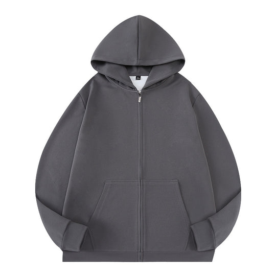 Unisex Oversize Kapuzen‑Zipjacke aus French‑Terry mit verdeckter Nahtführung Nord Taschen