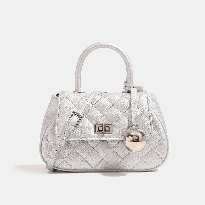Damen modische Handtasche mit sanfter Struktur und glänzenden Akzenten Nord Taschen