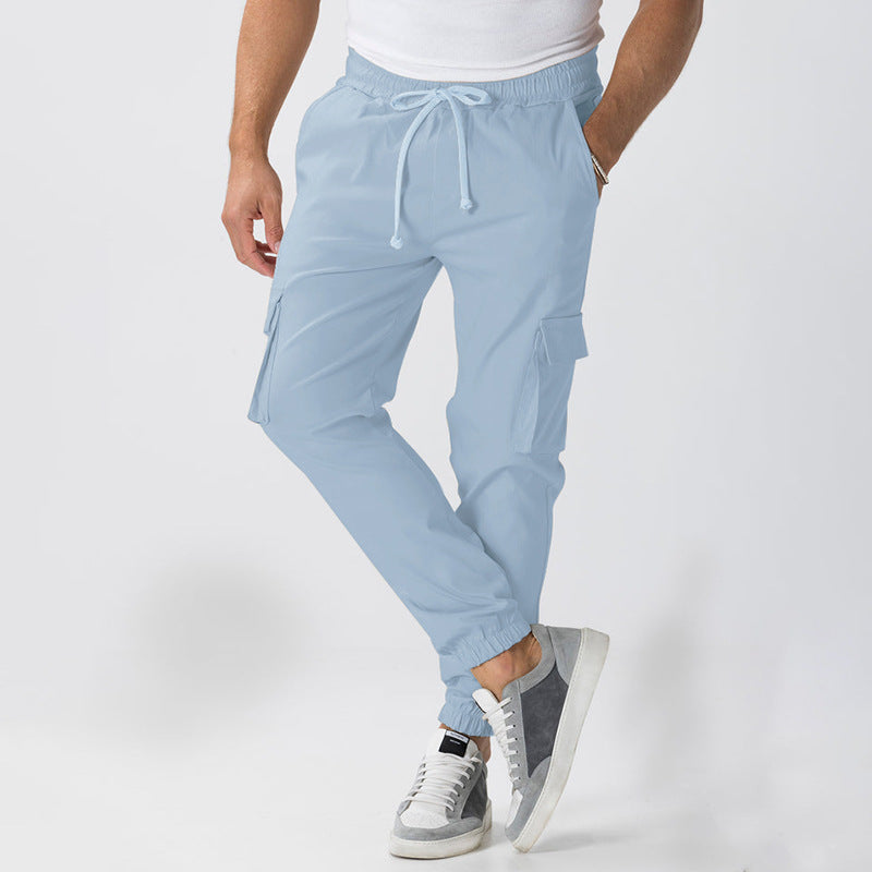 Herren Cargo-Jogginghose im Relaxed-Fit mit Kordelzug, elastischen Bündchen und Mehrfachtaschen Nord Taschen