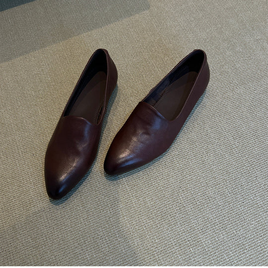 Damen elegante Slippers mit spitz zulaufendem Design und bequemem Fußbett