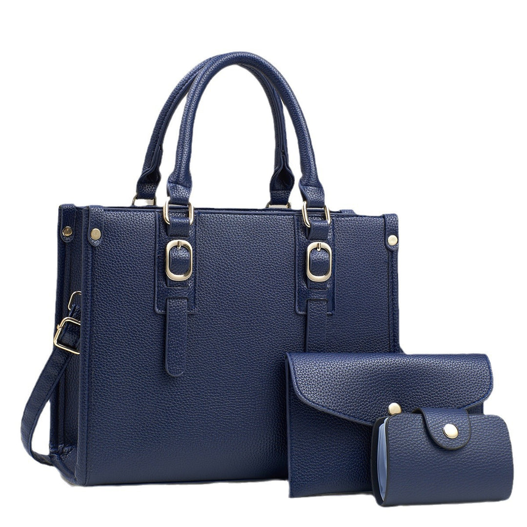 Damen elegante Handtasche mit abnehmbarer Mini-Clutch Nord Taschen