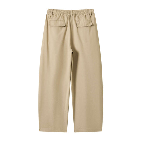 Damen weite Culotte-Hose mit elastischem Bund und Tunnelzug Nord Taschen