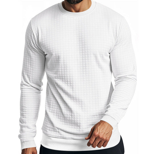 Herren Langarm-Sweatshirt mit strukturiertem Design und elastischen Bündchen Nord Taschen