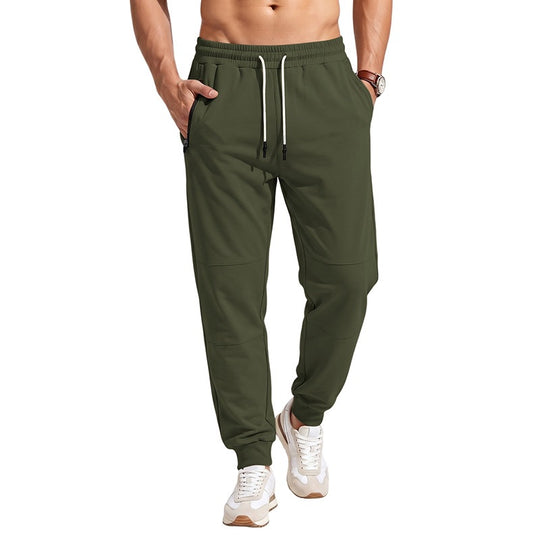 Herren Sportive Jogginghose mit Reißverschlusstaschen, Kordelzug und elastischen Bündchen Nord Taschen