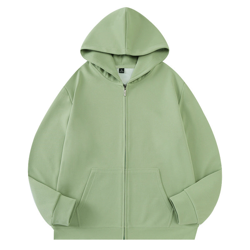 Unisex Oversize Kapuzen‑Zipjacke aus French‑Terry mit verdeckter Nahtführung Nord Taschen