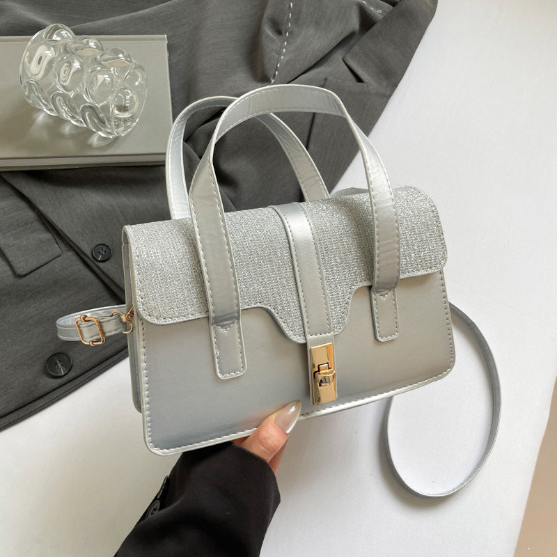 Damen elegante Handtasche mit funkelndem Obermaterial Nord Taschen