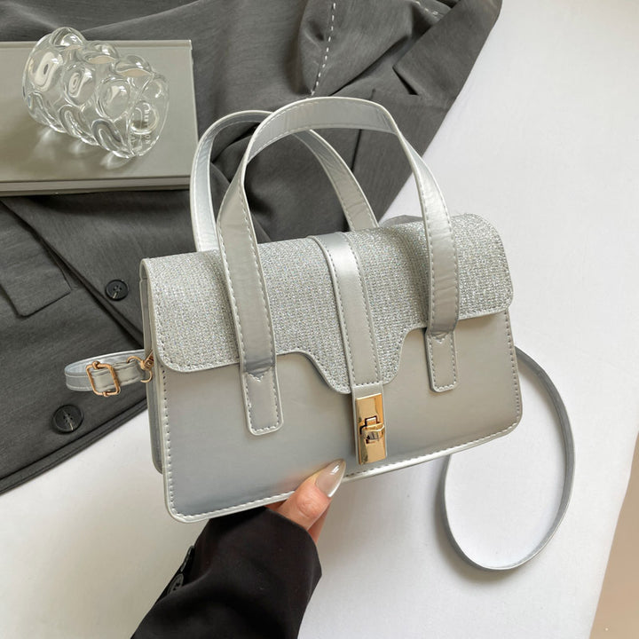 Damen elegante Handtasche mit funkelndem Obermaterial Nord Taschen