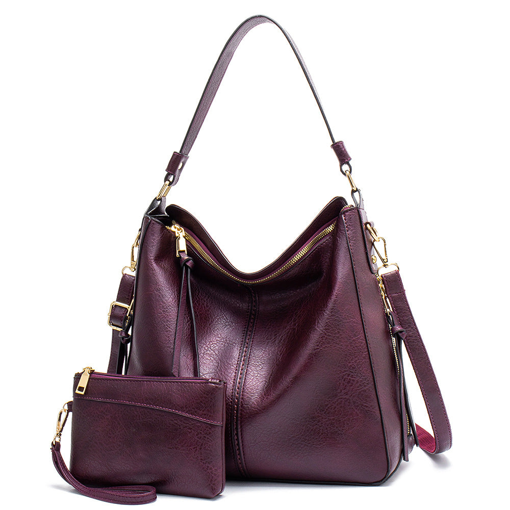 Damen Hobo-Tasche mit elegantem, geschwungenem Design und abnehmbarem Innenbeutel Nord Taschen