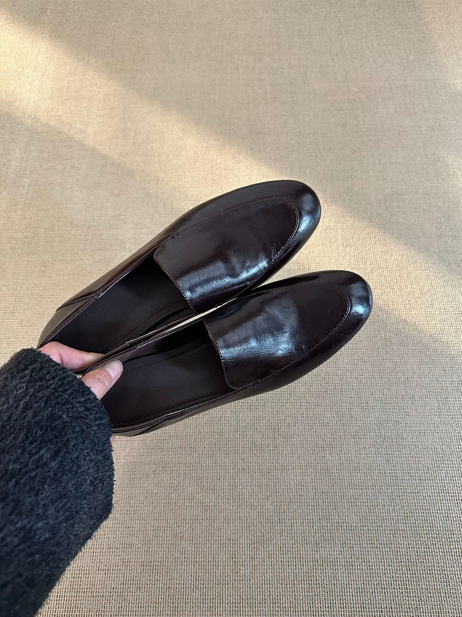 Damen Mokassins aus hochwertigem Leder mit eleganter Schlupf-Optik Nord Taschen