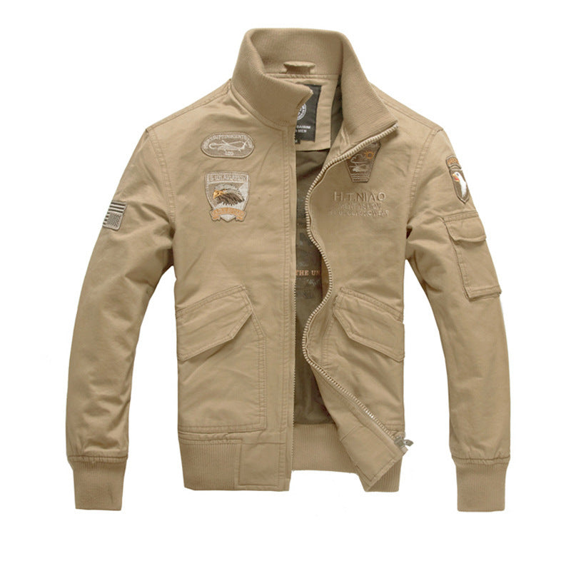 Herren Militärische Utility-Jacke Nord Taschen