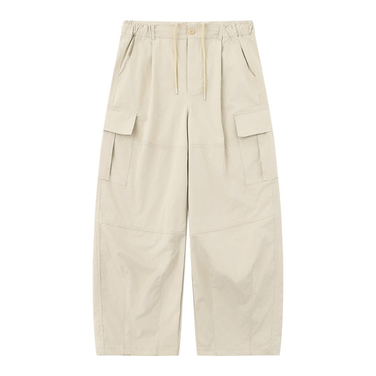 Herren Cargo-Caprihose mit elastischem Bund, Tunnelzug und Utility‑Taschen Nord Taschen