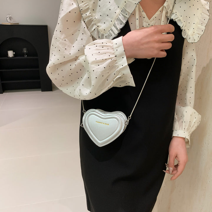 Damen Herzförmige Clutch Nord Taschen