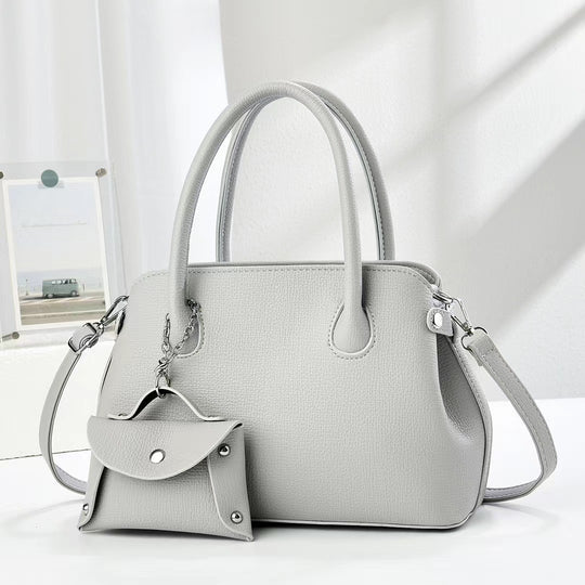 Damen elegante Handtasche mit abnehmbarem Mini-Portemonnaie Nord Taschen