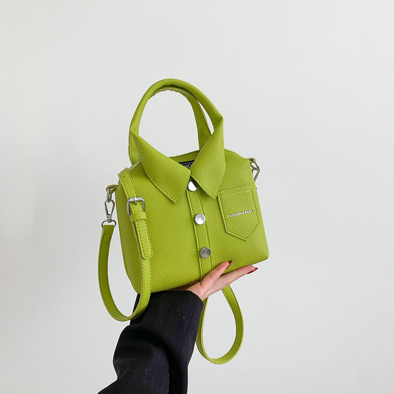 Damen Handtasche mit modischem Kragen-Design Nord Taschen