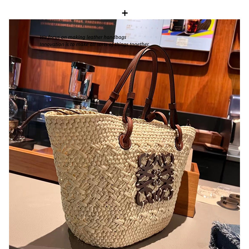 Damen Shopper-Tasche im eleganten Woven-Stil Nord Taschen