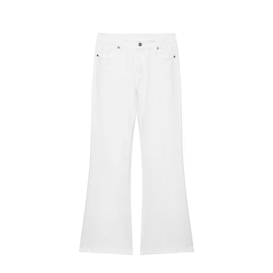 Damen Highwaist Schlagjeans mit weitem Bein und Five‑Pocket‑Design Nord Taschen