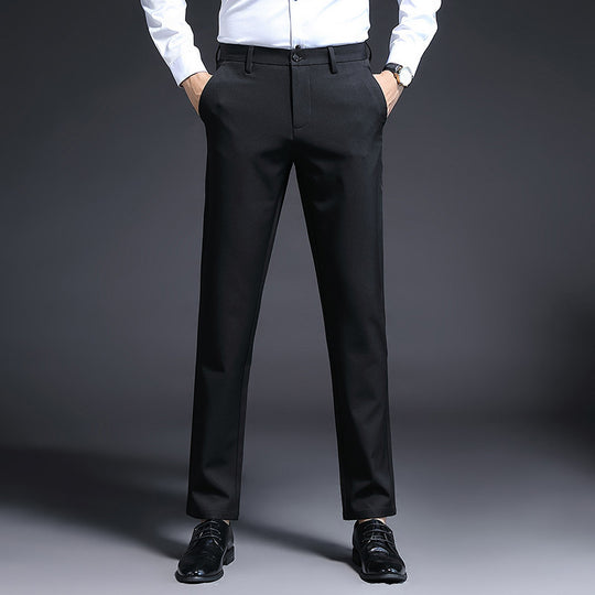Herren Modern geschnittene Business‑Hose mit Bügelfalte, Stretch und Pflegeleichtem Mischgewebe Nord Taschen
