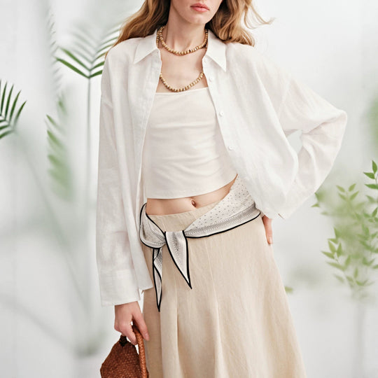 Damen Leichte und luftige Bluse Nord Taschen