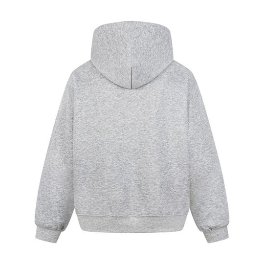 Damen Oversize Kapuzenpullover mit Kängurutasche und Leo‑Stern‑Print Nord Taschen