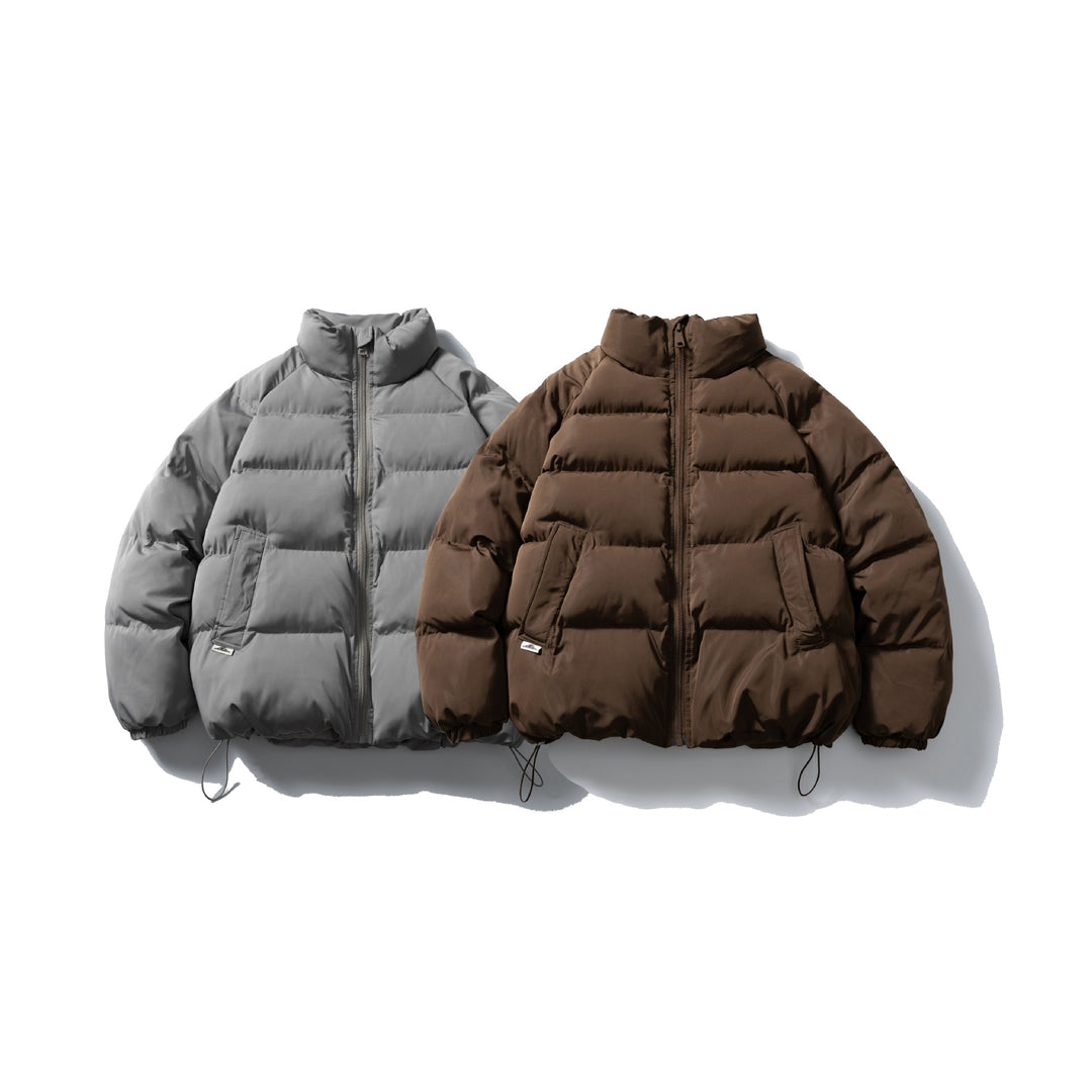 Unisex Kurz geschnittener Steppblouson im Boxy‑Cut mit hohen Kragen und Kordelzug Nord Taschen