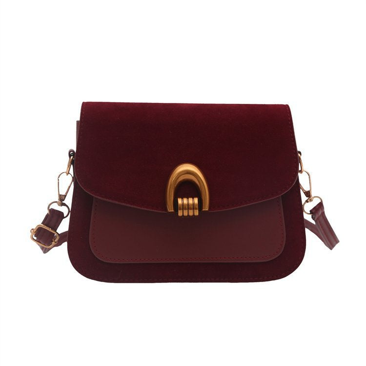 Damen elegante Umhängetasche mit goldener Schnalle Nord Taschen