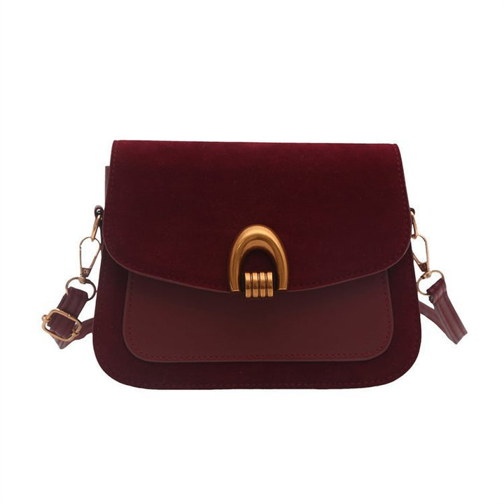 Damen elegante Umhängetasche mit goldener Schnalle Nord Taschen