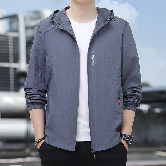 Herren Leichte Windjacke Nord Taschen
